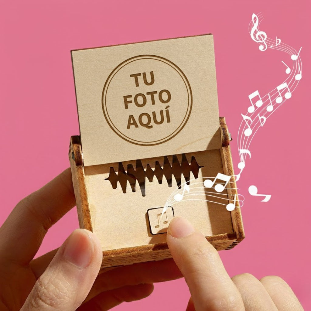 Viral Love Box: Caja Musical Personalizada con Foto y Música - El Regalo que Toca el Alma